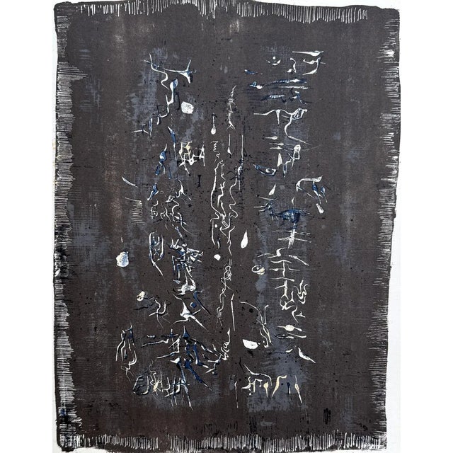 Zao Wou Ki, Composition, 1958, Original Lithograph For Sale