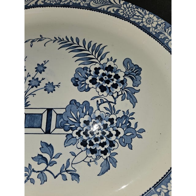 Pretty 1880s Woods Ware Transfer Platter. Excellent condition to use or hang on the wall.