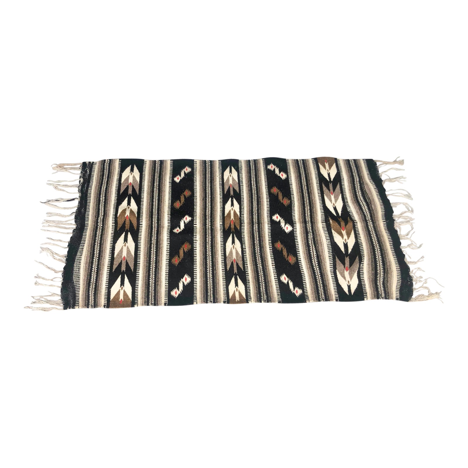 Vintage Geometric Pattern Ethnic Rug Chairish