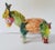 Green 20th C Italian Majolica Vegetable Cabbage Donkey Burro Statue For Sale - Image 8 of 10