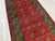 Red and Turquoise Turkmen Tribal Wool Runner Rug, 2'9" X 15'9" For Sale - Image 4 of 13