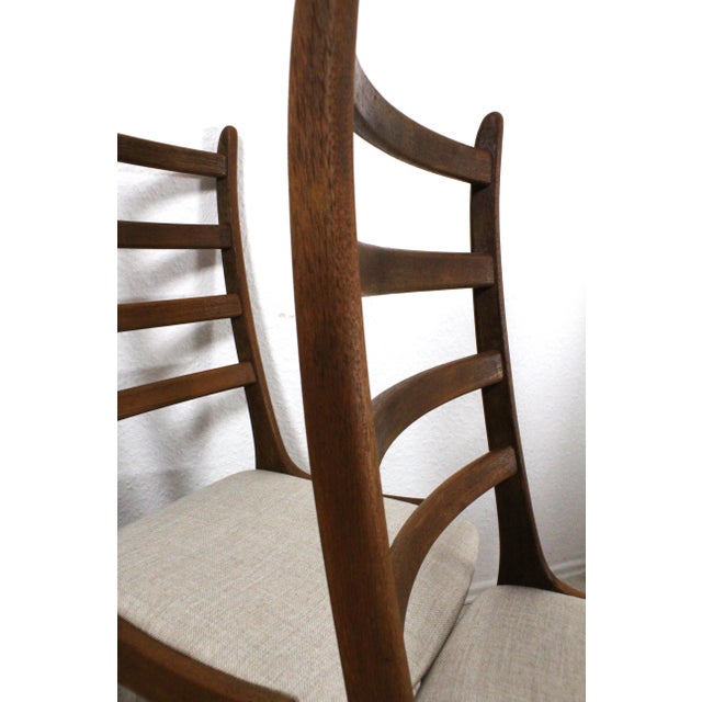 Wood Teak Dining Chairs from KS Møbler, 1960s, Set of 4 For Sale - Image 7 of 13