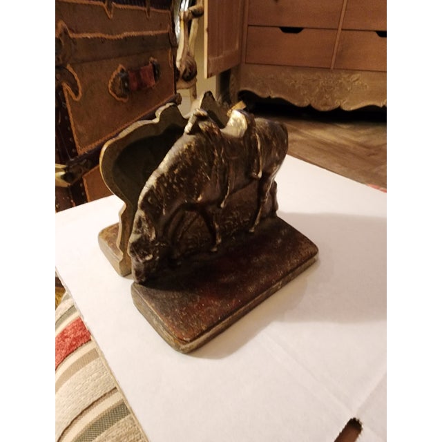Pair of Horse Bookends For Sale In San Antonio - Image 6 of 11
