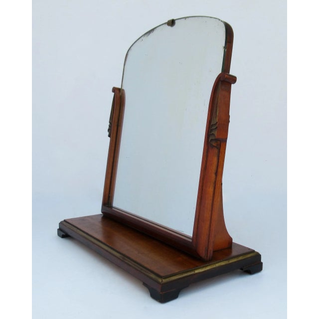 Art Deco Vintage C1940's Neoclassical Table Top Vanity Mirror For Sale - Image 3 of 13