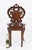 Antique Swiss Walnut Marquetry Inlaid Musical Chair, 19th Century For Sale - Image 13 of 16