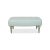 Animal Skin Model 1600 Ottoman in Light Blue Leather from Rolf Benz For Sale - Image 7 of 10