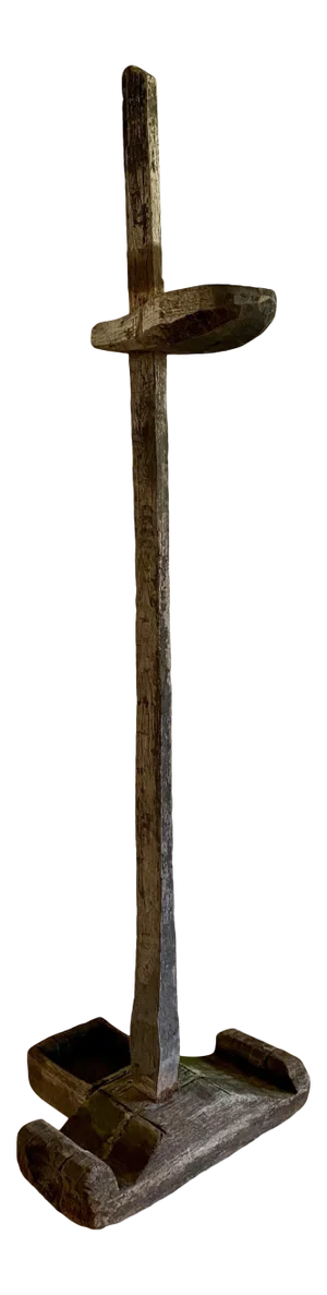 Antique Oil Lamp Stand