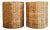 Seagrass Wall Sconces, France, 1960s, Set of 2 For Sale