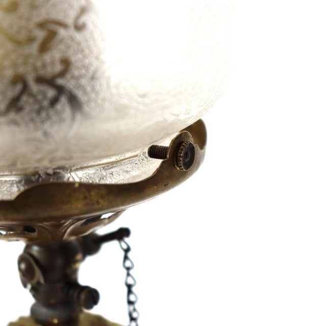 Metal Antique Classical Three Graces Figural Gilt Table Lamp C1890 For Sale - Image 7 of 9