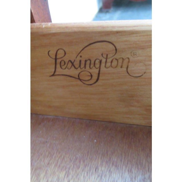 Late 20th Century Lexington Nightstand Side End Bedside Table For Sale - Image 5 of 9