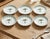 Celadon Fern & Co. X Anthropologie "The Palm Collection" Porcelain Dessert Plates - Set of 6 For Sale - Image 8 of 11