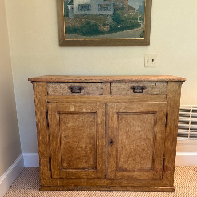Antique Pine Chest For Sale - Image 4 of 8