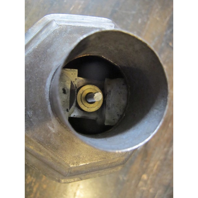 Chinese Pewter Octagonal Tea Caddy With Inset Painted Erotic Art Panels For Sale - Image 9 of 13