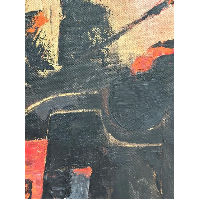 Gösta Wallmark, Transformation, 1950s, Oil Painting on Canvas, Framed For Sale - Image 13 of 18