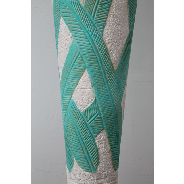 Vintage 80's Plaster Floor Lamp For Sale In Boston - Image 6 of 7