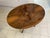 Wilhelminian Style Oval Side Table in Walnut Veneer For Sale - Image 5 of 12