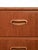 Wood Scandinavian Teak Chest of Drawers with Turned Birch Legs, 1950s For Sale - Image 7 of 10