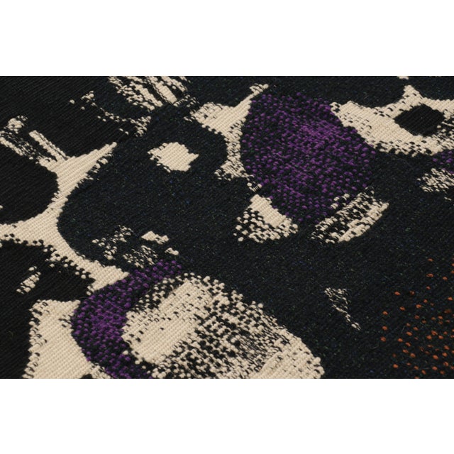 Textile Signed Vintage Andre Borderie Tapestry With Abstract Patterns - Rug & Kilim For Sale - Image 7 of 8