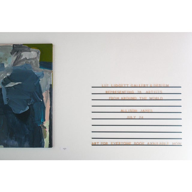 2020s Large Abstract Expressionism Piece Titled Realizing Through by Allison James For Sale - Image 5 of 8