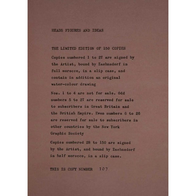 Henry Moore Henry Moore Lithograph "Unesco Group Family" Limited Edition 1958 For Sale - Image 4 of 6