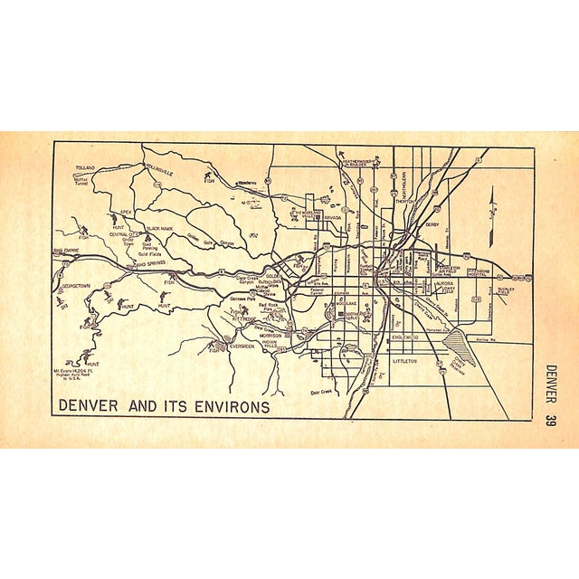 Traditional "Twa Getaway Guide Denver" 1971 Casewit, Curtis W. For Sale - Image 3 of 7
