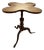 1785 American Furniture Connecticut Heritage Investment Piece American Federal Cherrywood Scallop-Top Candlestand Circa 1785 Connecticut For Sale