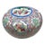 Antique Chinese Famille Rose Medallion Covered Box Double Bowl 11” For Sale
