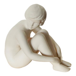 Antique Goebel Porcelain Figure of Youth For Sale