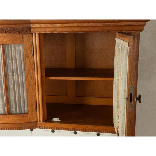 Brown Vintage Cupboard in Wood, 1930s For Sale - Image 8 of 13