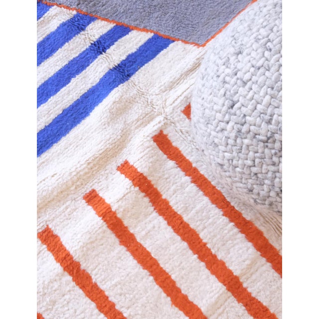 2020s Modern Moroccan Wool Rug - 7 X 6.1 Ft For Sale - Image 5 of 8