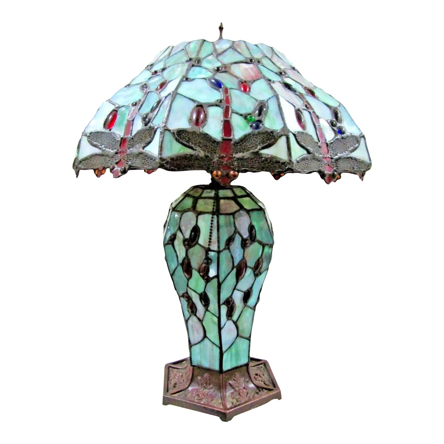 1980s-tiffany-style-dragonfly-