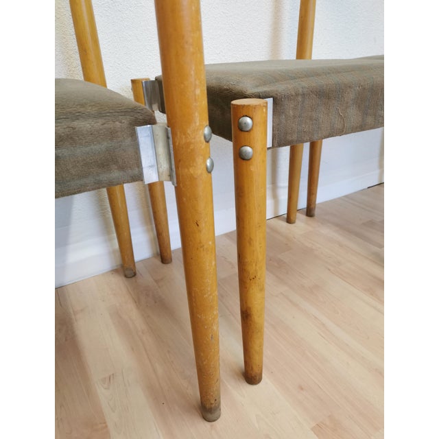 Vintage Dining Chairs by Miroslav Navratil, Former Czechoslovakia, 1970s, Set of 4 For Sale - Image 12 of 18