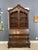 Brown Vintage Henredon Four Centuries Baroque Style Lighted Secretary Desk Bookcase For Sale - Image 8 of 12