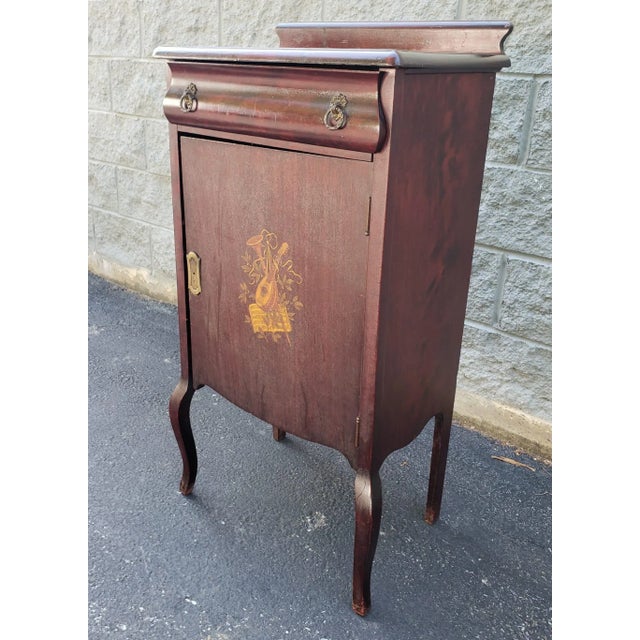 Late 19th Century Late 19th Century Victorian Mahogany Sheet Music Cabinet For Sale - Image 5 of 9