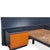 Black Wooden Bed in Dark Blue with 2 Bedside Tables from Interlübke For Sale - Image 8 of 18