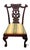 American Vintage Chippendale Style Mahogany Dining / Accent Chair For Sale - Image 3 of 8