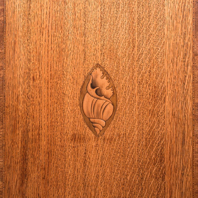 Wood Antique Mounted Corner Cabinet, English, Oak, Wall Cupboard, Georgian, c.1780 For Sale - Image 7 of 9