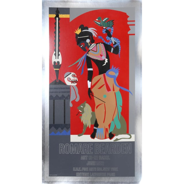 Odysseus: Circe (Exhibition), Romare Bearden Screen Print Poster For Sale - Image 9 of 9