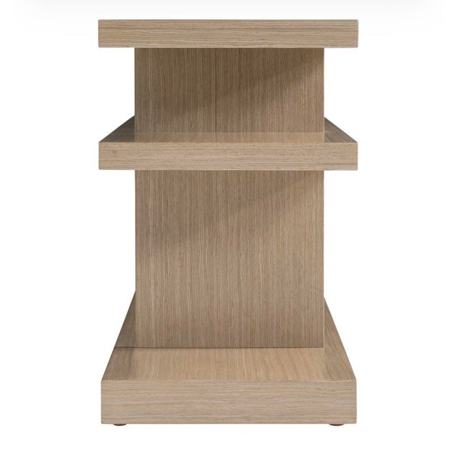 Bernhardt Mid Century Style Modulum Light Wood Media Console Table For Sale - Image 11 of 11