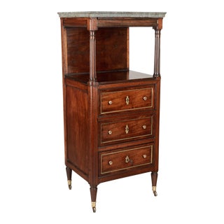 19th Century French Barbiere or Shaving Cabinet For Sale
