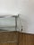Mid-Century Modern Vintage Mid-Century Glass and Chrome Bar Cart For Sale - Image 3 of 6