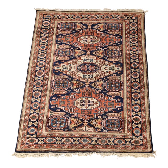 Handmade Wool Shirwan Rug For Sale