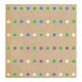 "Party Dots No. 1" Minimalist Color Grid Original Print For Sale