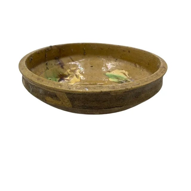 Antique Hungarian Folk Art Decorative Bowl For Sale In Los Angeles - Image 6 of 6