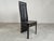 Modern Italian Lacquered Wood and Leather Dining Chairs, 1980s, Set of 8 For Sale - Image 9 of 11