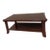 1980s Tommy Bahama Style Coffee Table Rectangular Dark Tone For Sale