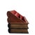 Late 20th Century Vintage Trompe L’Oeil Leather-Look Faux Book Desk Organizer & Letter Tray - Pair For Sale - Image 5 of 12