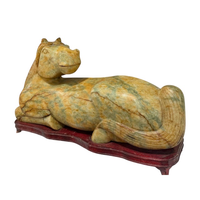 Chinese 1910s Chinese Jade Horse - Republic Period For Sale - Image 3 of 6