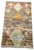 Authentic vintage Afghan tribal rug, hand-knotted in wool, featuring refined geometric patterns and a vibrant ethnic...
