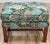 Traditional Vintage Ottoman Footstool Newly Upholstered in Bamburgh Forest Whimsical Woods Tapestry Fabric For Sale - Image 3 of 10